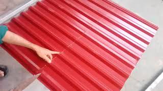 Cách cắt tôn làm kèo chữ A một mái, hai mái. How to cut the corrugated