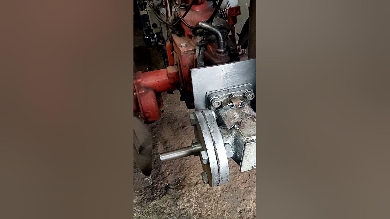 Понижающий редуктор для мотоблока из водяной задвижки РУ-50 - YouTube