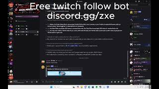 Free twitch follow bot discord below