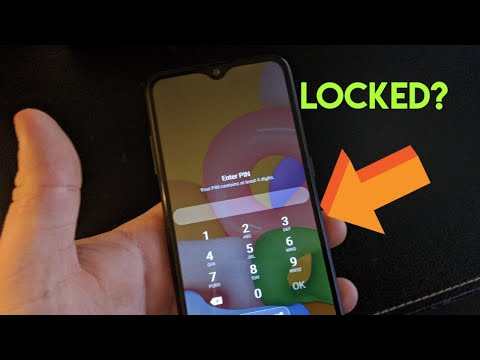 Samsung Galaxy A01 Reset forgot password screen lock  pin pattern Hard reset