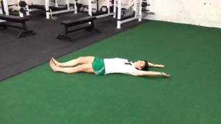 Supine cross crawl March