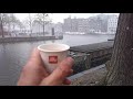 Snow in Amsterdam 05.04.2021