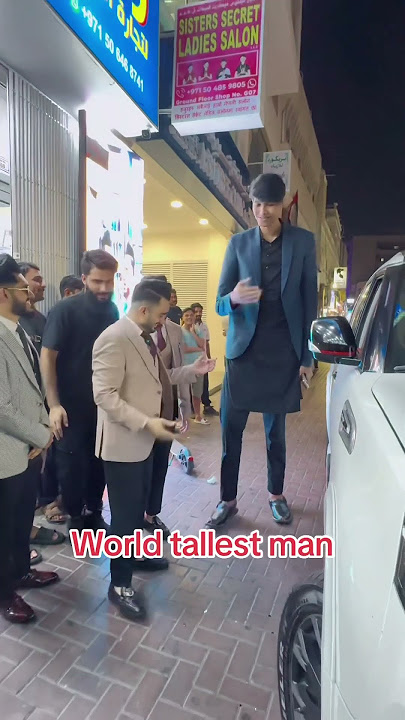 World tallest man coming at zamzam www.zamelect.ae Main branch#Abdul Ghafoor#Muhammad_Shakoor