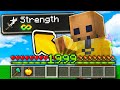 Minecraft, But Your XP = Strength...