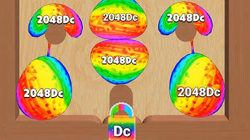 Satisfying mobile game/ Blob Merge 3d - 2048 blob ball gameplay max levels part 5