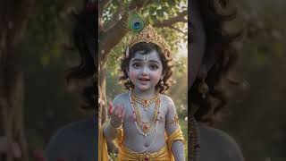 Baby Krishna's Divine Teaching 🌸 | Truth, Kindness & Selfless Service 🙏 #shorts