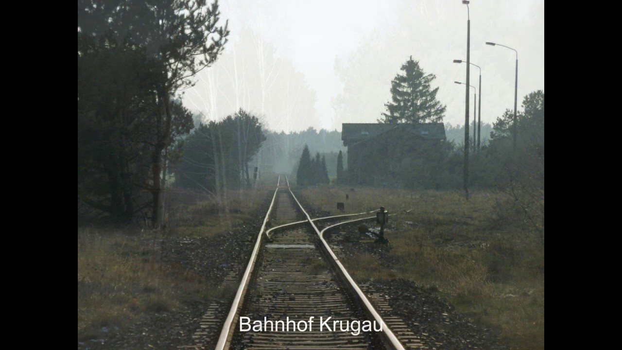 Auf den Spuren der Niederlausitzer Eisenbahn: Bahnhof Groß Leuthen-Gröditsch und Bahnhof Krugau
