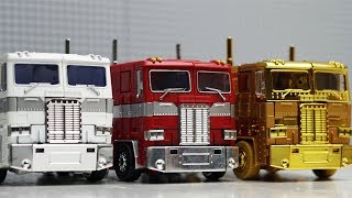Transformers Optimus Prime vs Ultra Magnus Robot Truck Lego Bank Robbery \& Police Car