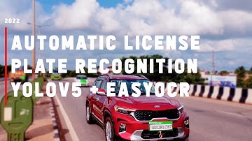 AUTOMATIC LICENSE PLATE RECOGNITION using YOLOV5 and  EASYOCR ( IMAGES & VIDEOS)