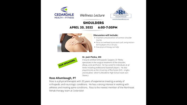 Shoulder Wellness Lecture April 2022