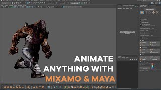 Mixamo to Maya Animation Tutorial - How to Import Characters and Animation from Mixamo to Maya