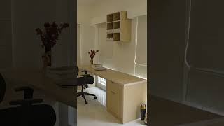 Minimalist Study Unit Home Interiors by De Panache