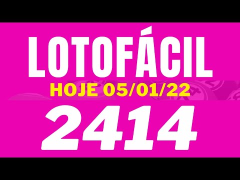 Lotofácil 2414 – resultado da lotofácil de hoje concurso 2414 (05-01-22)