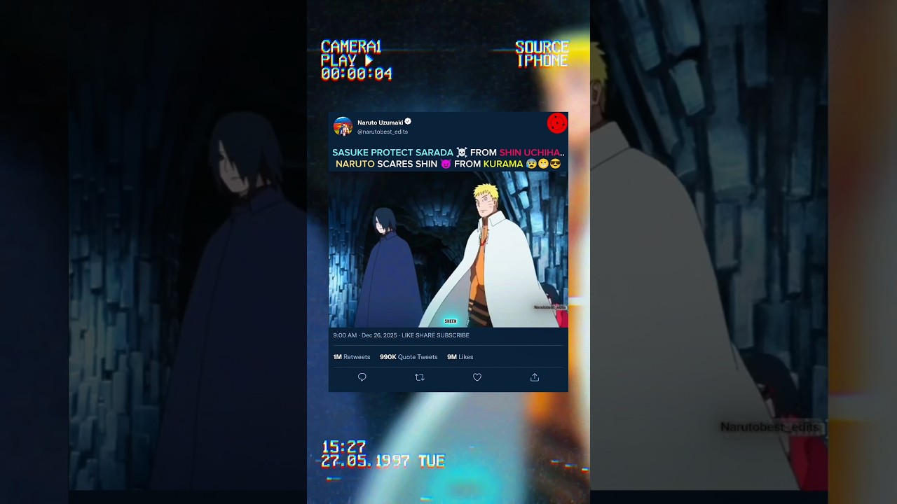 SASUKE PROTECT SAKURA ☠️ FROM SHIN UCHIHA🔥😱...