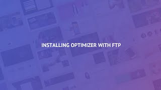 1.2 Installing Optimizer PRO with FTP