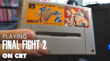 Final Fight 2 for SNES on a CRT (Memory Lane)