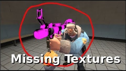 SFM - How to fix missing weapon textures
