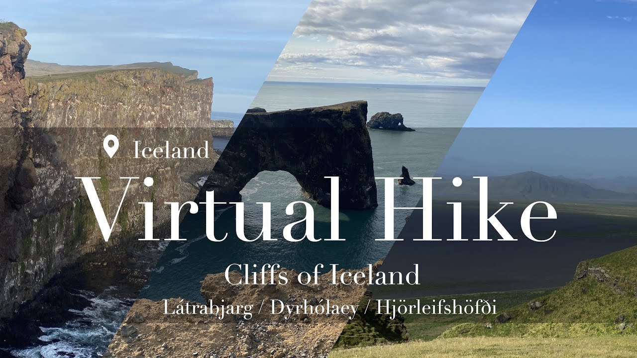 Cliffs of Iceland - Latrabjarg, Dyrholaey & Hjorleifshodfdi - Iceland - Virtual Hike (w music) — Latrabjarg — video poster