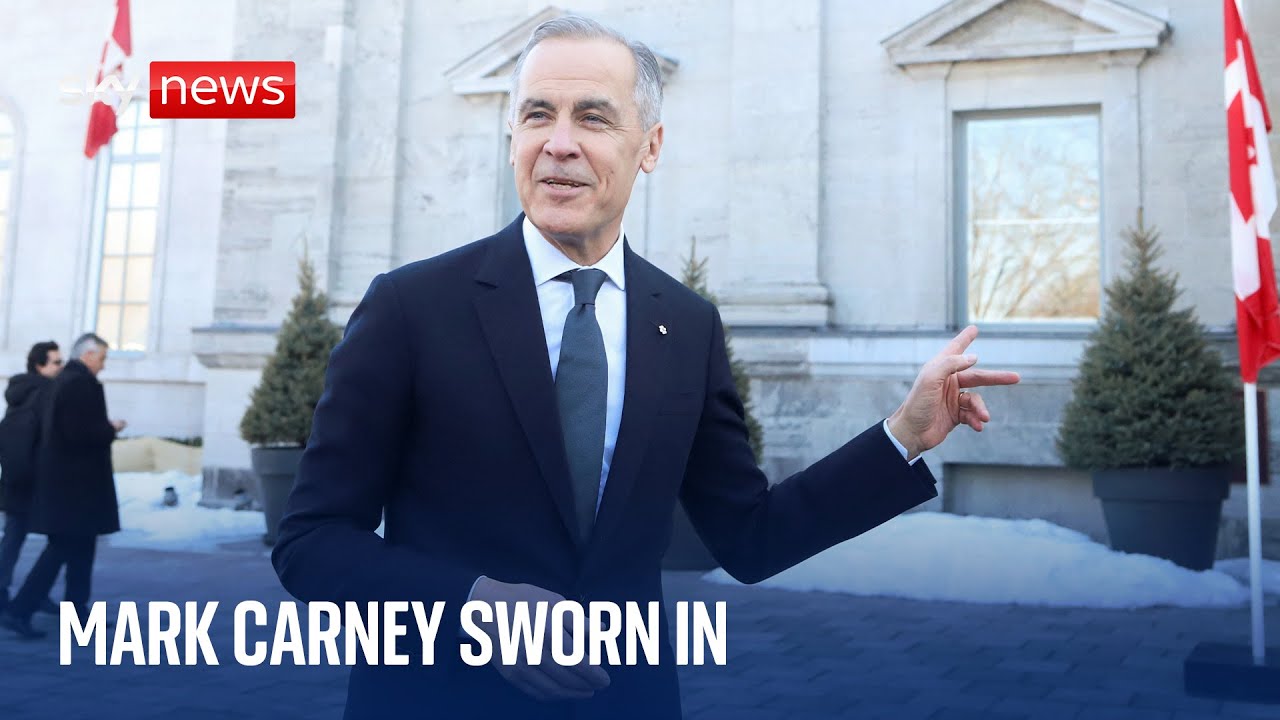 Mark Carney sworn in as Canada's next prime minister