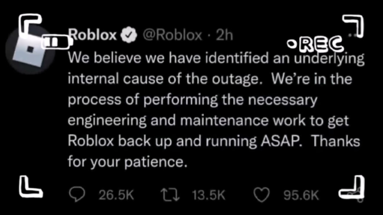 When Will Roblox Be Back Up Again YouTube 