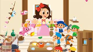 Biancaneve e i sette nani | inglese per bambini | cartoni animati in inglese | favole in inglese
