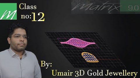 RP jewellery design class no12|Matrix 9.0| Smart Flow  | how to make a Simple| jewelry course