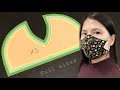 New style DIY YOUTHFUL MASK - the mask that does not touch the mouth or nose - DIY face mask pattern