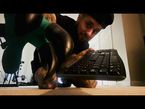 The Tingliest Glove & Keyboard Triggers EVER!!!! ASMR Fast & Aggressive