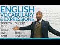 Speaking English – How to talk about borrowing, lending, and property