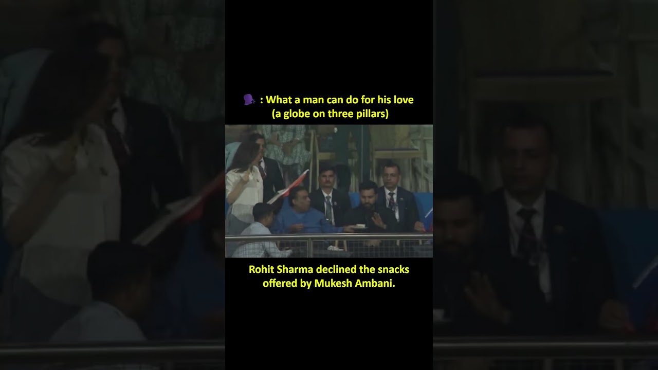 Even Mukesh Ambani Couldn’t Convince Him 😭❤️ What A Man Can Do For His Love ❤️ | Rohit Sharma Meme