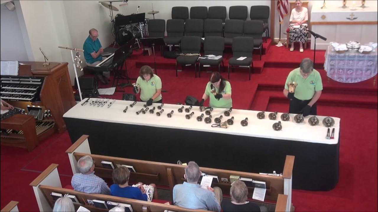 W3R Amazing Grace Beach Spring Handbell Trio YouTube