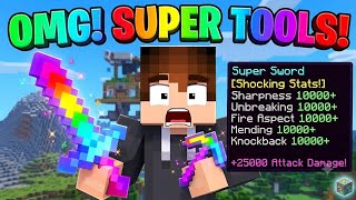 Minecraft, But I Have SUPER TOOLS! 🛠️ Supar Tools Mod Gameplay (Hindi)#MinecraftHindi #omgtoolscraft
