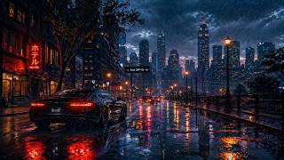 🌧️ Rainy City Twilight | Cinematic Urban Rain | 1 Hour Lo-Fi Chill & Deep Focus 🚗