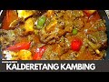 KALDERETANG KAMBING | SPICY GOAT RECIPE | EASIEST WAY TO COOK | How To Cook Goat Kalderetang Kambing