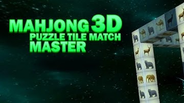 Mahjong 3d puzzle tile match (Gameplay Android)
