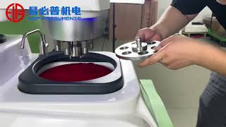How to change metallographic sample grinding polishing machine sample holder