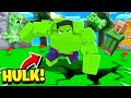 PLAYING MINECRAFT AS THE HULK!