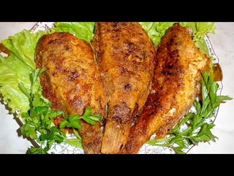 Самый вкусный жареный окунь. Пальчики оближешь.