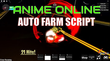 Anime Online Script 2022 Roblox  GUI | Auto Farm | Working