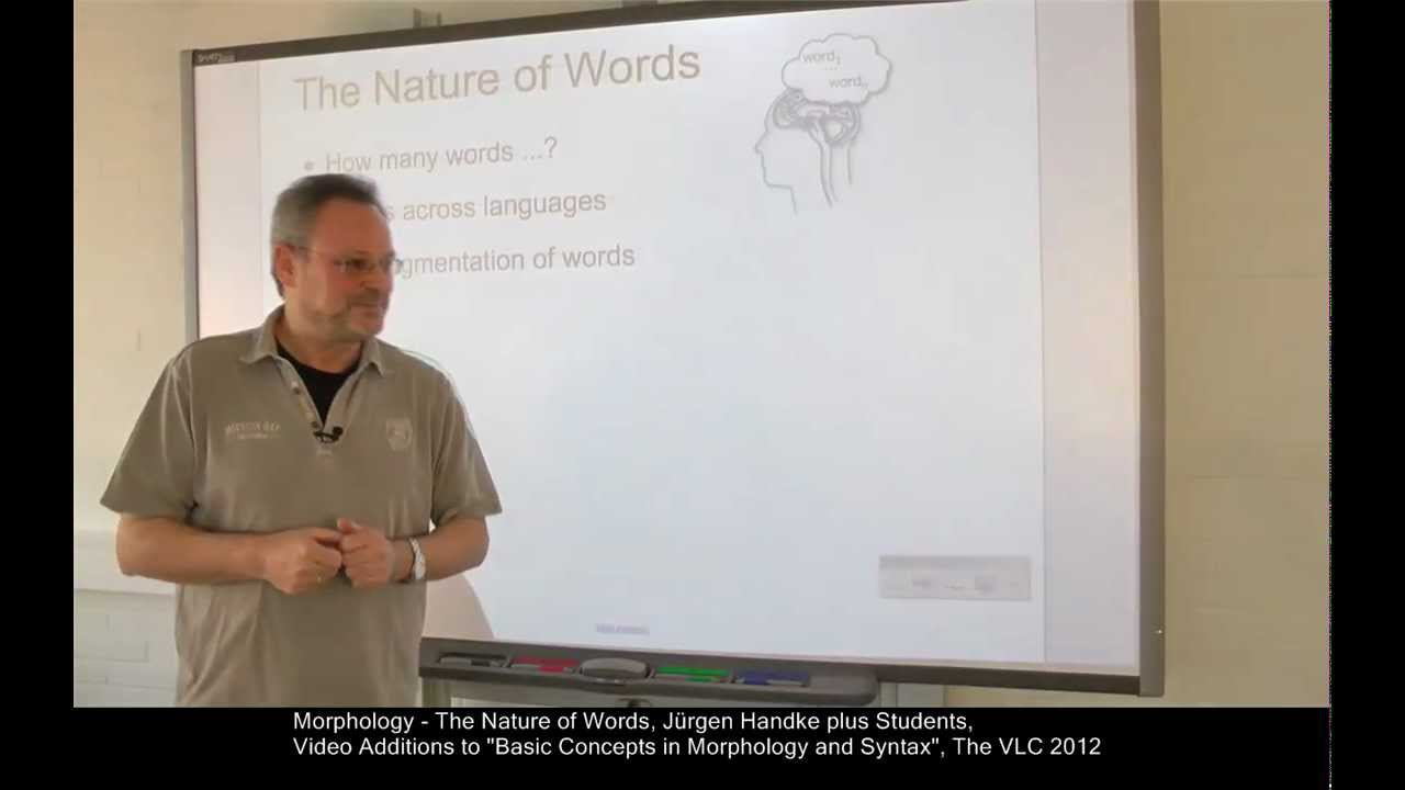 MOR101 - The Nature of Words