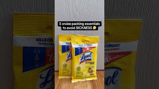 5 cruise essentials to avoid SICKNESS 🤧