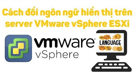 VMware vSphere 15: Cách đổi ngôn ngữ hiển thị trên server ESXi