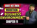 FREE CSEET Business Environment Marathon Revision | Chapter 11 Full Marathon | CSEET Revision2026