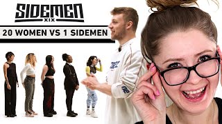 20 WOMEN VS 1 SIDEMEN: HARRY EDITION REACTION