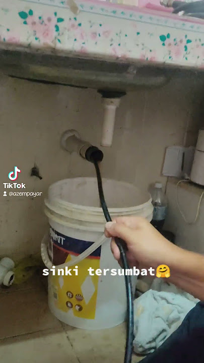 sinki tersumbat..mudah je