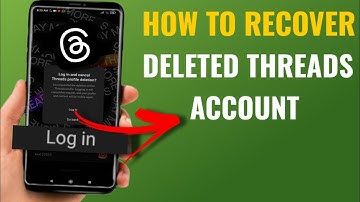 How To Recover Deleted Threads Account | English
