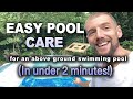 Easy pool care in under 2 minutes! #PoolCare #IntexPool