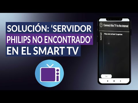 Solución: &#039;Servidor PHILIPS no encontrado&#039; (Philips server not found) en el SMART TV