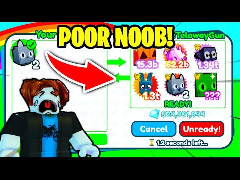 😱 I PRETEND TO BE A POOR NOOB AND THIS HAPPENED... | Pet Simulator X