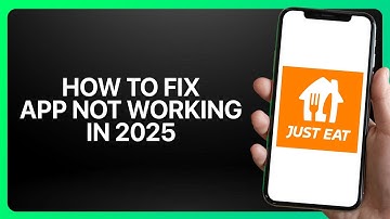 How To Fix App Not Working (Won’t Load) on Just Eat 2025! Tutorial